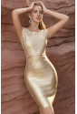 Exclusive gold bandage dress CLEOPATRA