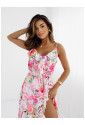 Summer floral strapless maxi dress ISABEL