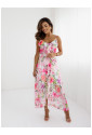 Summer floral strapless maxi dress ISABEL