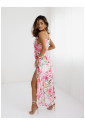 Summer floral strapless maxi dress ISABEL