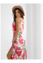 Summer floral strapless maxi dress IRINA