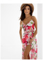 Summer floral strapless maxi dress IRINA