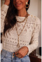 Bohemian Macrame Lace Crochet Beach Blouse