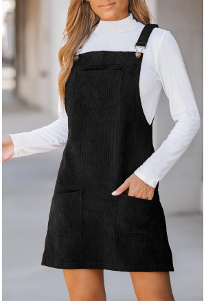 Womens Corduroy Overall Dress