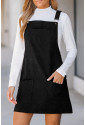 Womens Corduroy Overall Dress