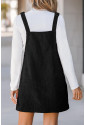 Womens Corduroy Overall Dress