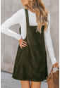 Womens Corduroy Overall Dress