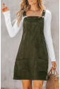 Womens Corduroy Overall Dress