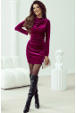 Velvet Long Sleeve Bodycon Dress