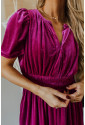 Purple Velvet Maxi Dress