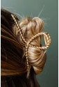 Gold Twist Large Alloy Hair Clip