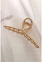 Gold Twist Large Alloy Hair Clip