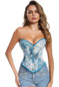  Unique Blue Chrysanthemum Corset