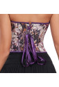  Unique Violet Purple Chrysanthemum Corset