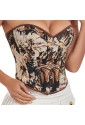 Interesting Floral Tapestry Vintage Corset