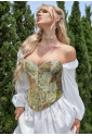  Unique Green Chrysanthemum Corset