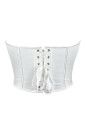 Women's Frosted Texture Corset Short Top