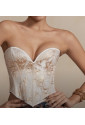 Vintage gold sweetheart corset