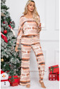 Aztex Pattern Two-piece Pyjama Lounge Set