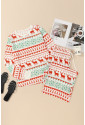 Christmas Pattern Two Piece Sleepwear