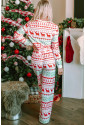 Christmas Pattern Two Piece Sleepwear