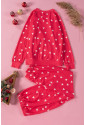 Valentines Day Heart Pattern Two-piece Lounge Set