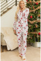 Christmas Pattern Two Piece Sleepwear