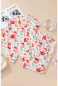 Christmas Pattern Two Piece Sleepwear