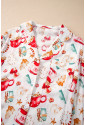 Christmas Pattern Two Piece Sleepwear