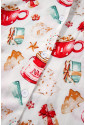 Christmas Pattern Two Piece Sleepwear