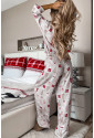 Christmas Pattern Two Piece Sleepwear