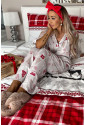 Christmas Pattern Two Piece Sleepwear