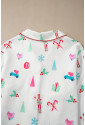 Christmas Pattern Two Piece Sleepwear