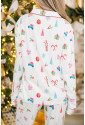 Christmas Pattern Two Piece Sleepwear