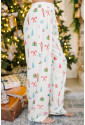 Christmas Pattern Two Piece Sleepwear