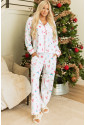 Christmas Pattern Two Piece Sleepwear