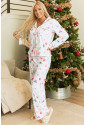 Christmas Pattern Two Piece Sleepwear