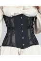 14 Steel Boned Lace Underbust Waist Corset