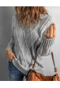 Chunky gray oversize sweather