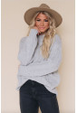 Chunky gray oversize sweather