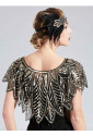 Sequin Embellished Gatsby Art deco Shawl Bolero