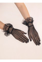 Beatiful short burlesque net gloves