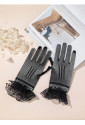 Beatiful short burlesque net gloves