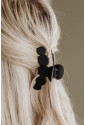 Black Minimalist 5 Circles Frosted Hair Claw Clip