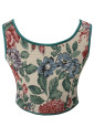 Vintage Renaissance Floral Fairy Cottagecore Corset