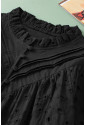 Madeira Embroidered Puff Sleeve Blouse