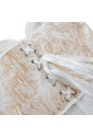 Vintage gold sweetheart corset