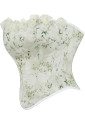 Matcha Romance – Handcrafted Lace Corset with a Vintage Soul