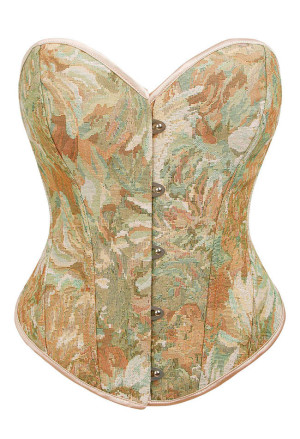  Unique Green Chrysanthemum Corset