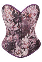 Unique Violet Purple Chrysanthemum Corset